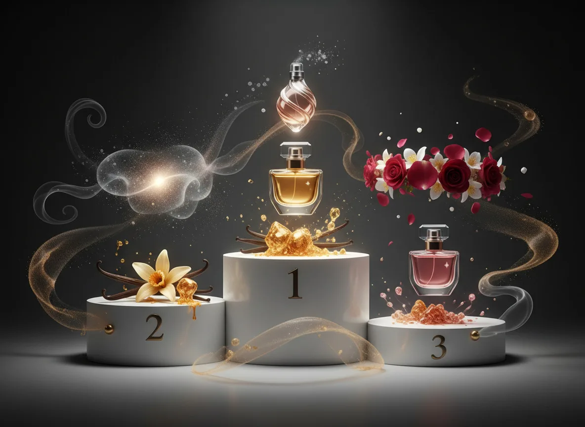 Capa do post O Pódio Olfativo: Quais Notas Garantem o Primeiro Lugar na Sedução?